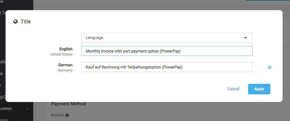 Payment Page Integration